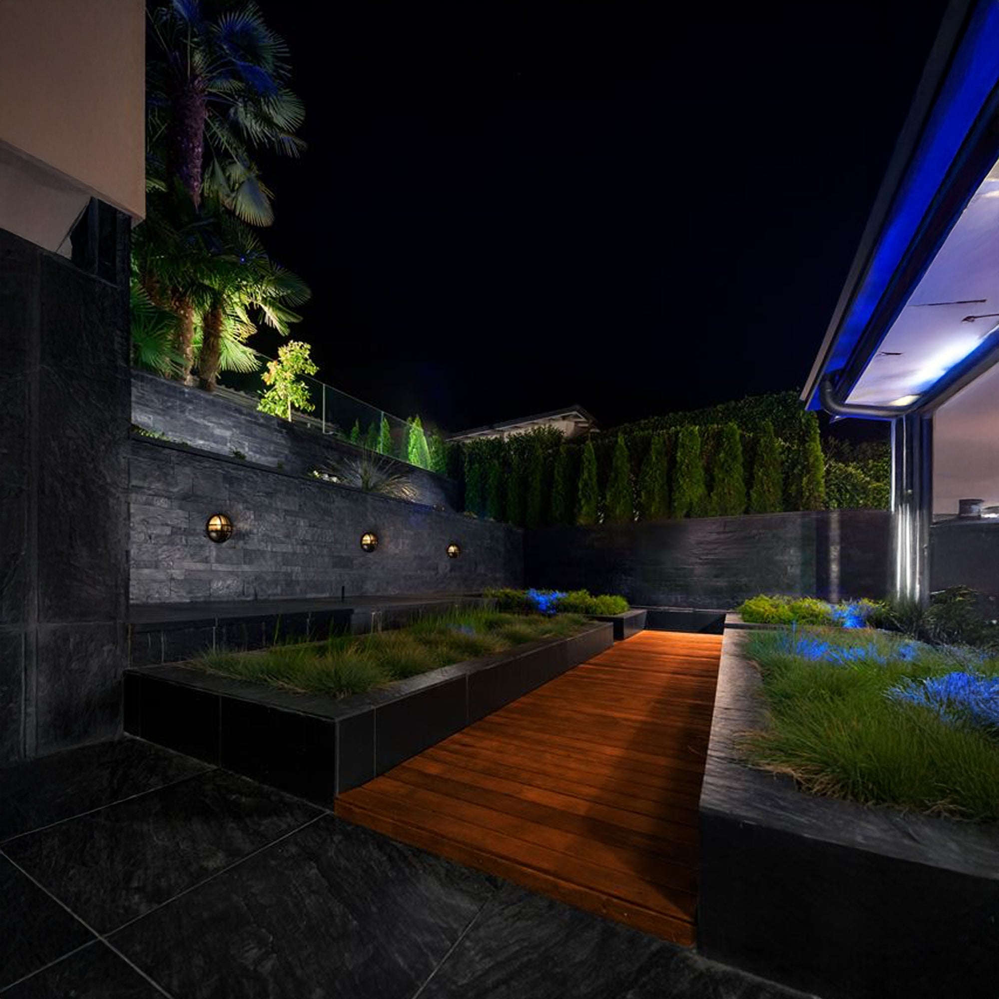 Nova Luce Amel E27 nástěnné kulaté svítidlo IP65