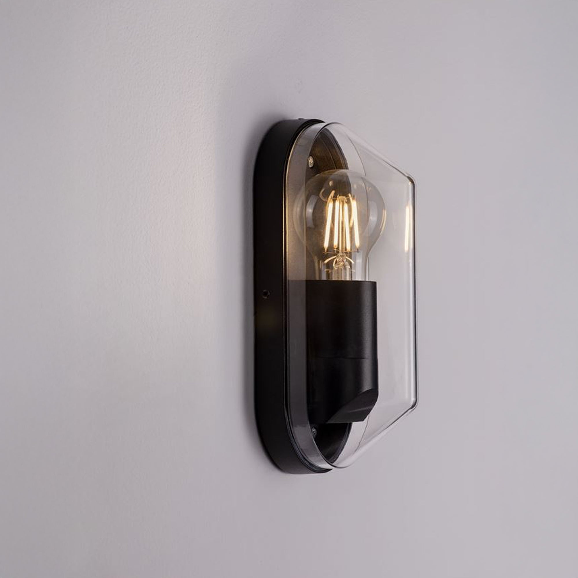 Nova Luce Amel E27 nástěnné oválové svítidlo IP65