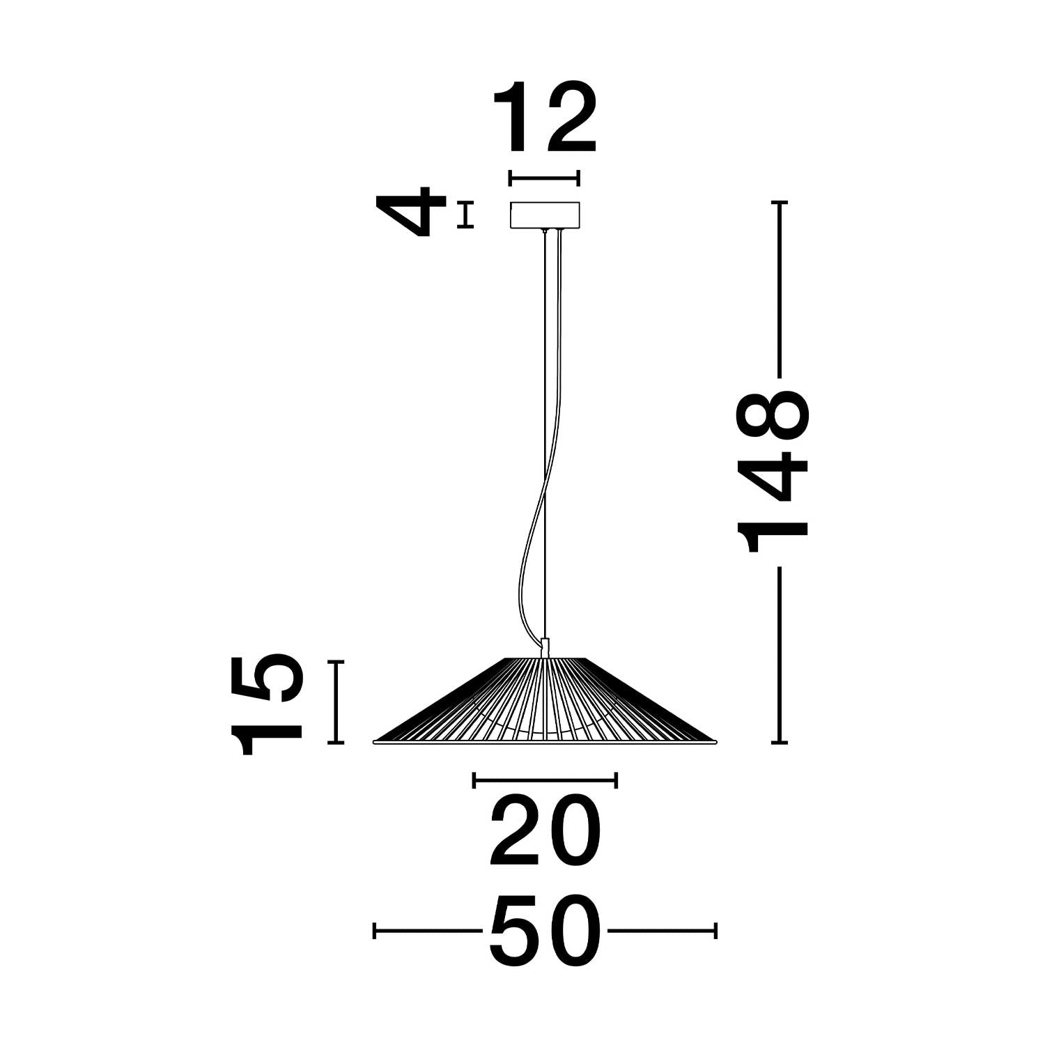 Nova Luce Brume LED závěsné svítidlo