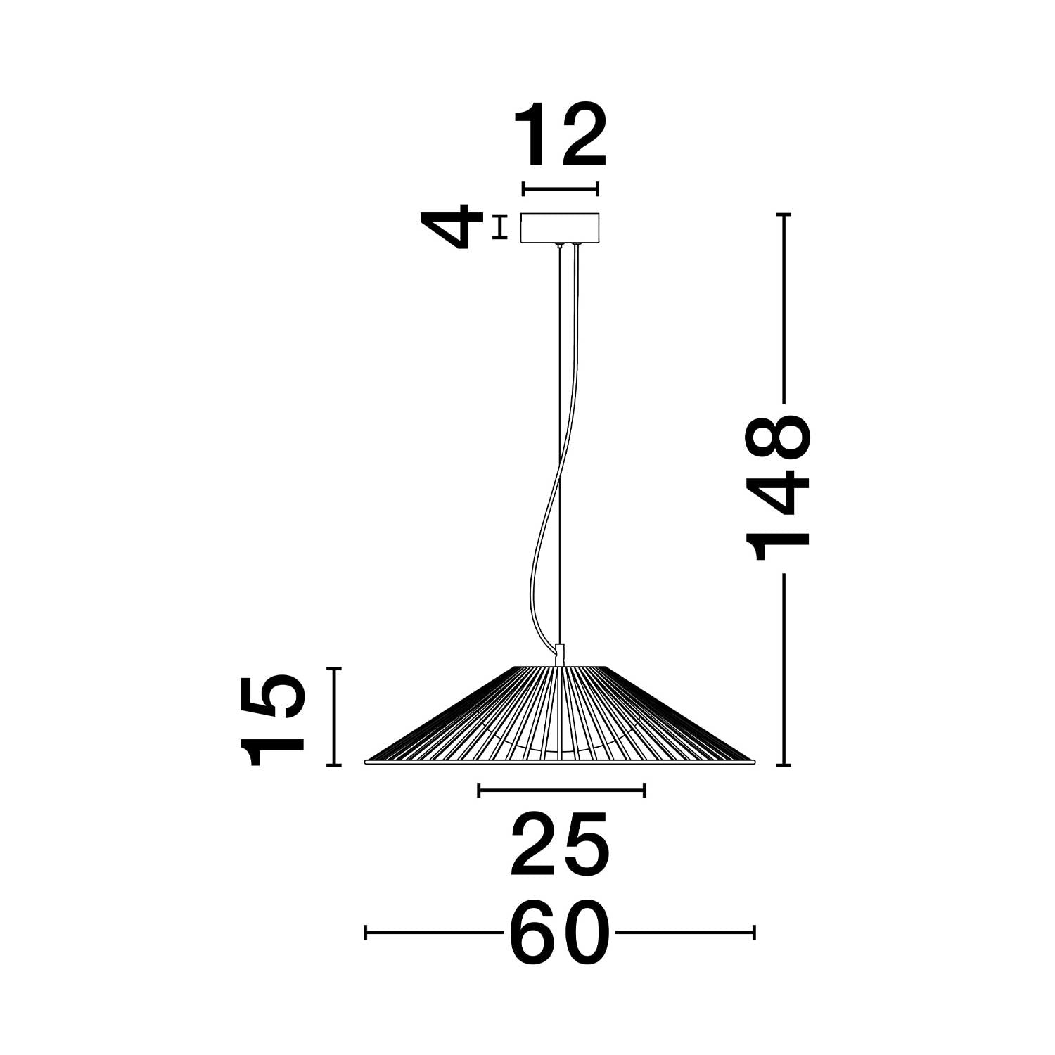 Nova Luce Brume LED závěsné svítidlo