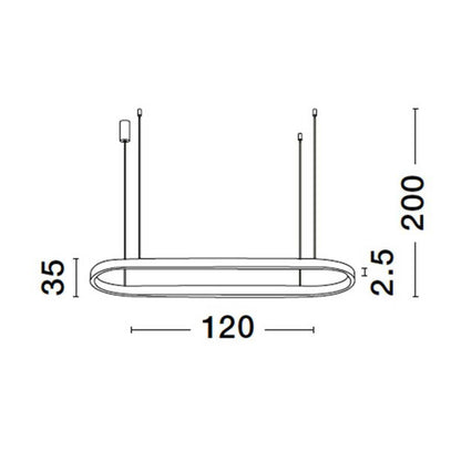 Lampa wisząca LED Nova Luce Nocci