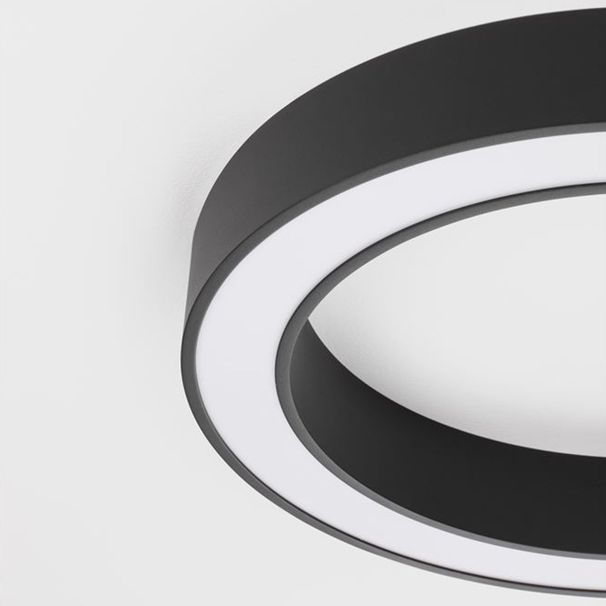 Nova Luce Morbido LED kruhové přisazené svítidlo CCT s ovladačem + app