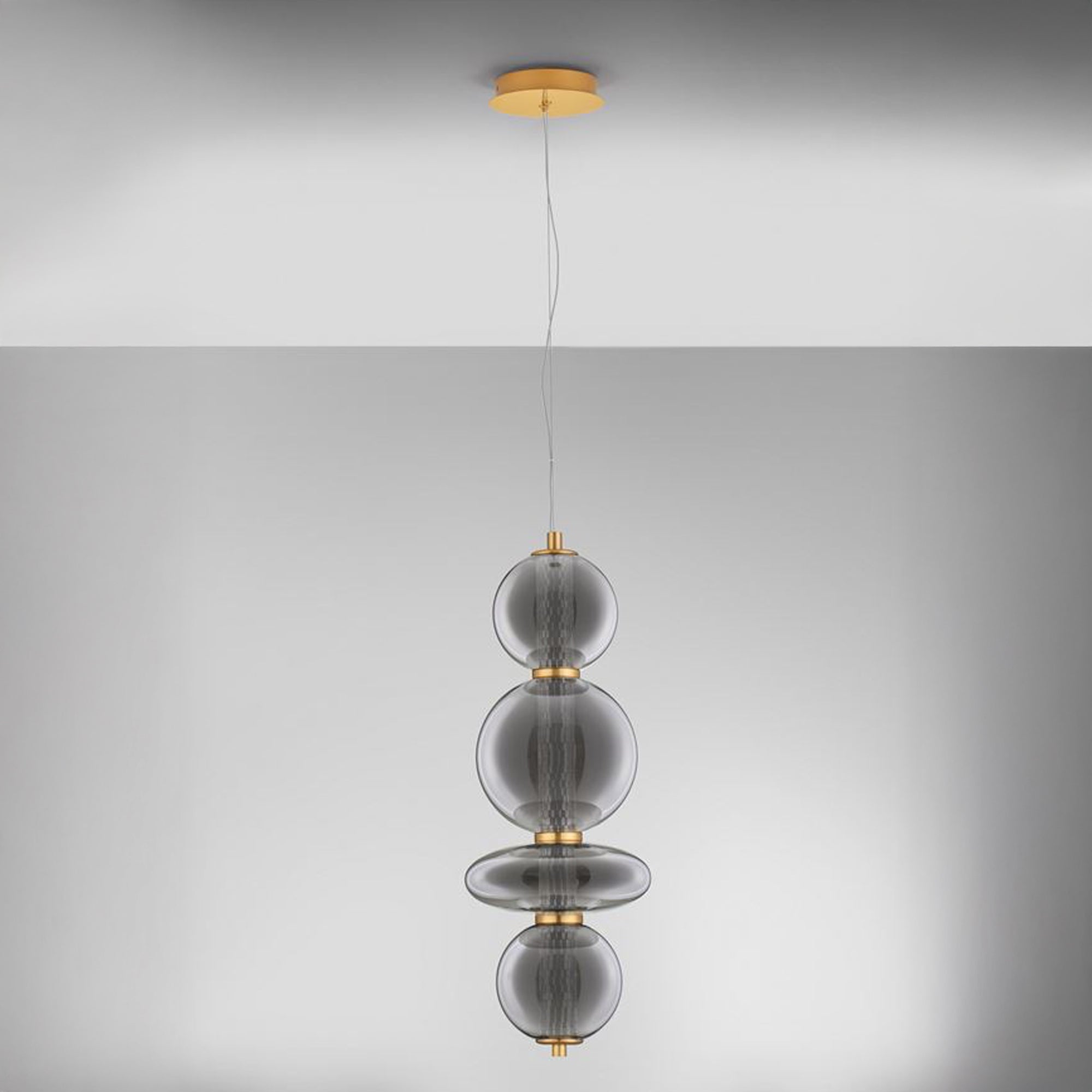 Nova Luce NAVI LED skleněné závěsné svítidlo