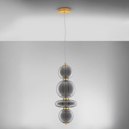 Nova Luce NAVI LED skleněné závěsné svítidlo