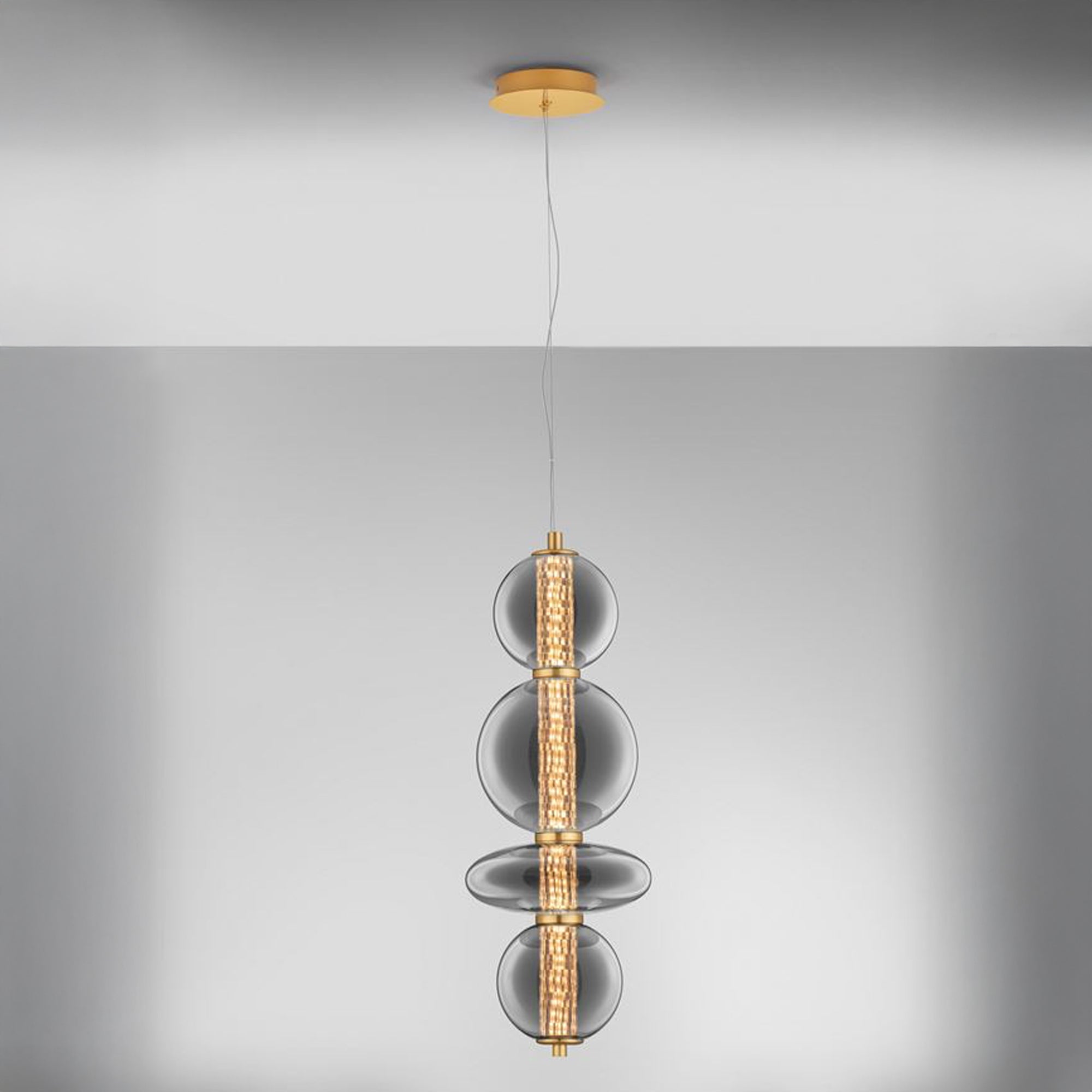 Nova Luce NAVI LED skleněné závěsné svítidlo