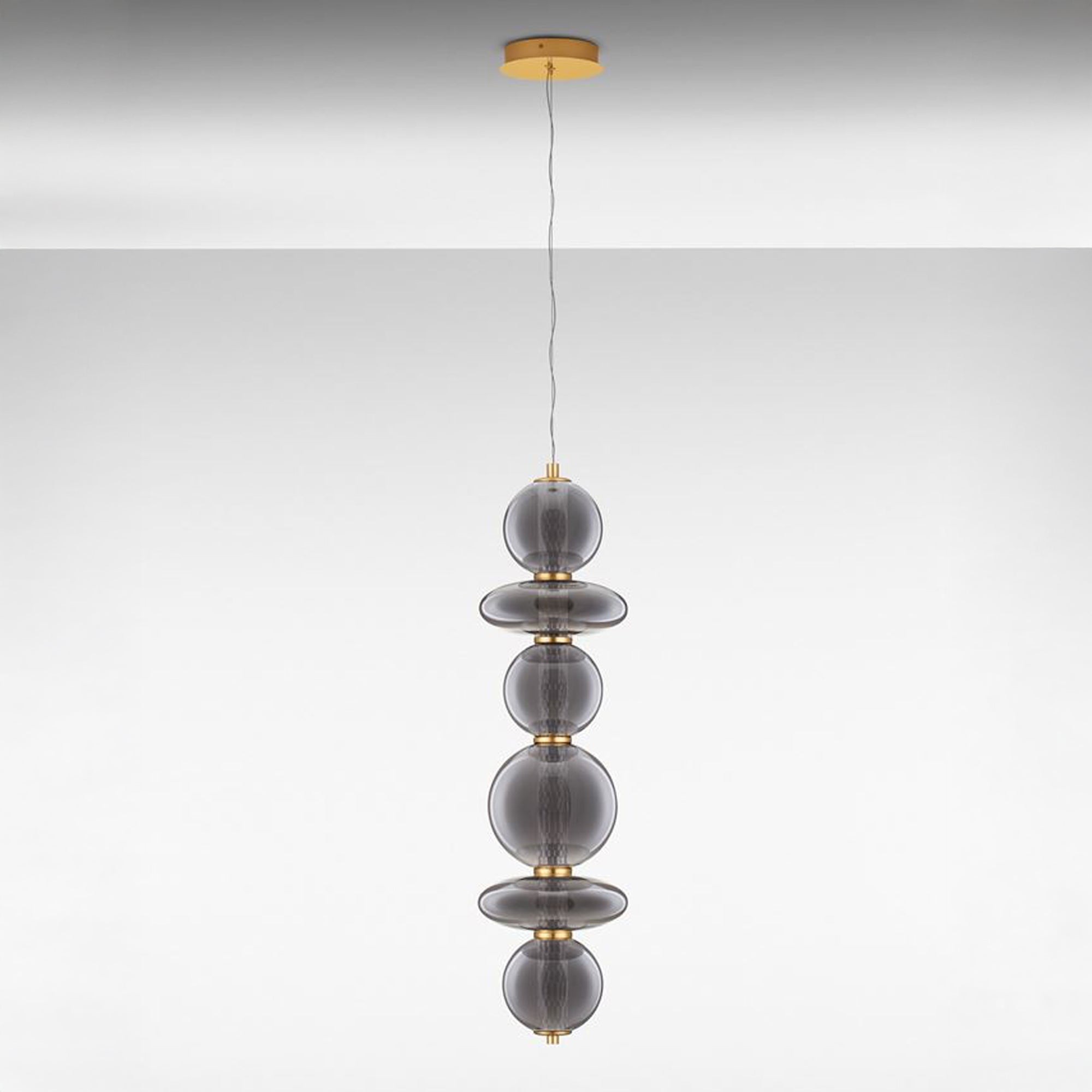 Nova Luce NAVI LED skleněné závěsné svítidlo