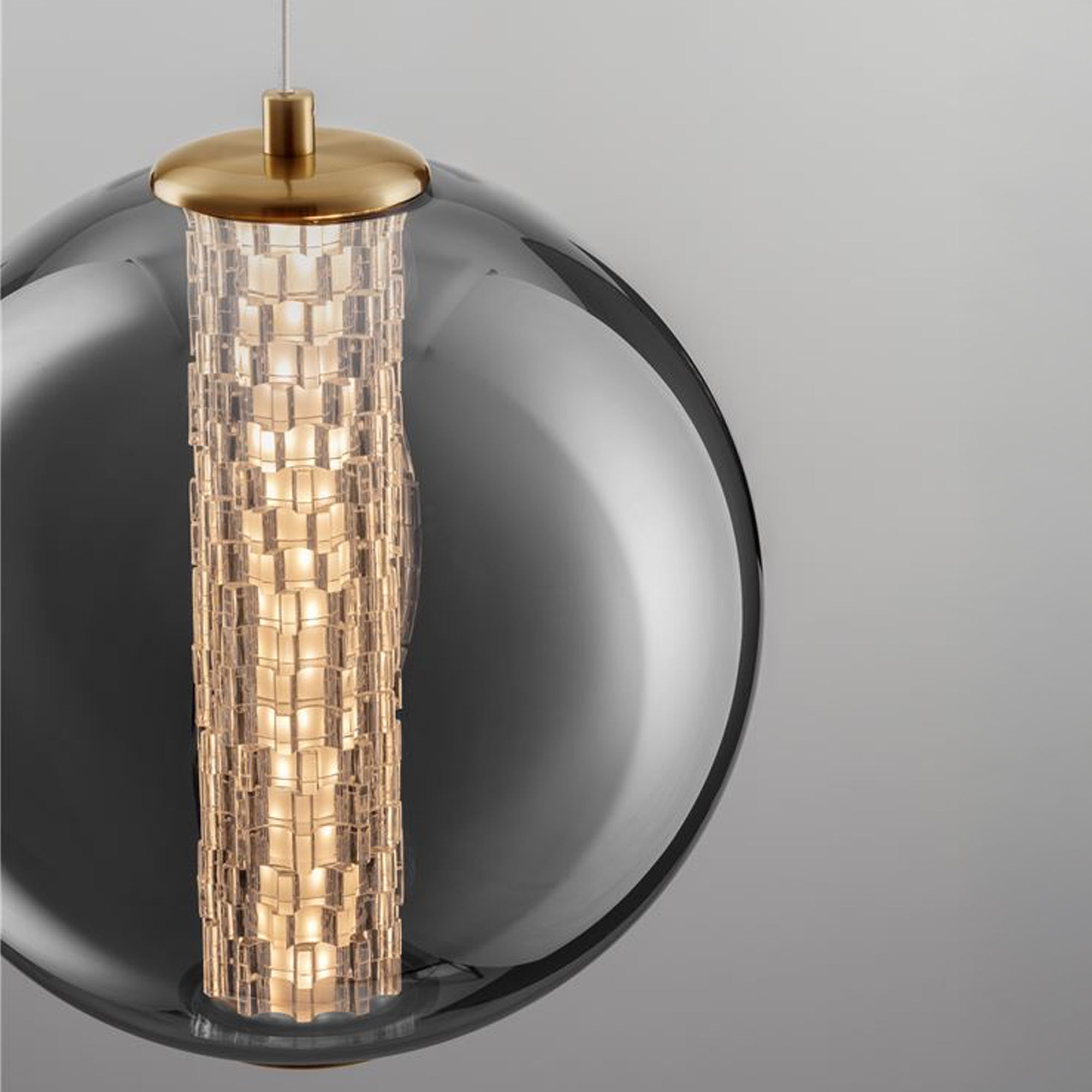 Nova Luce NAVI LED skleněné závěsné svítidlo