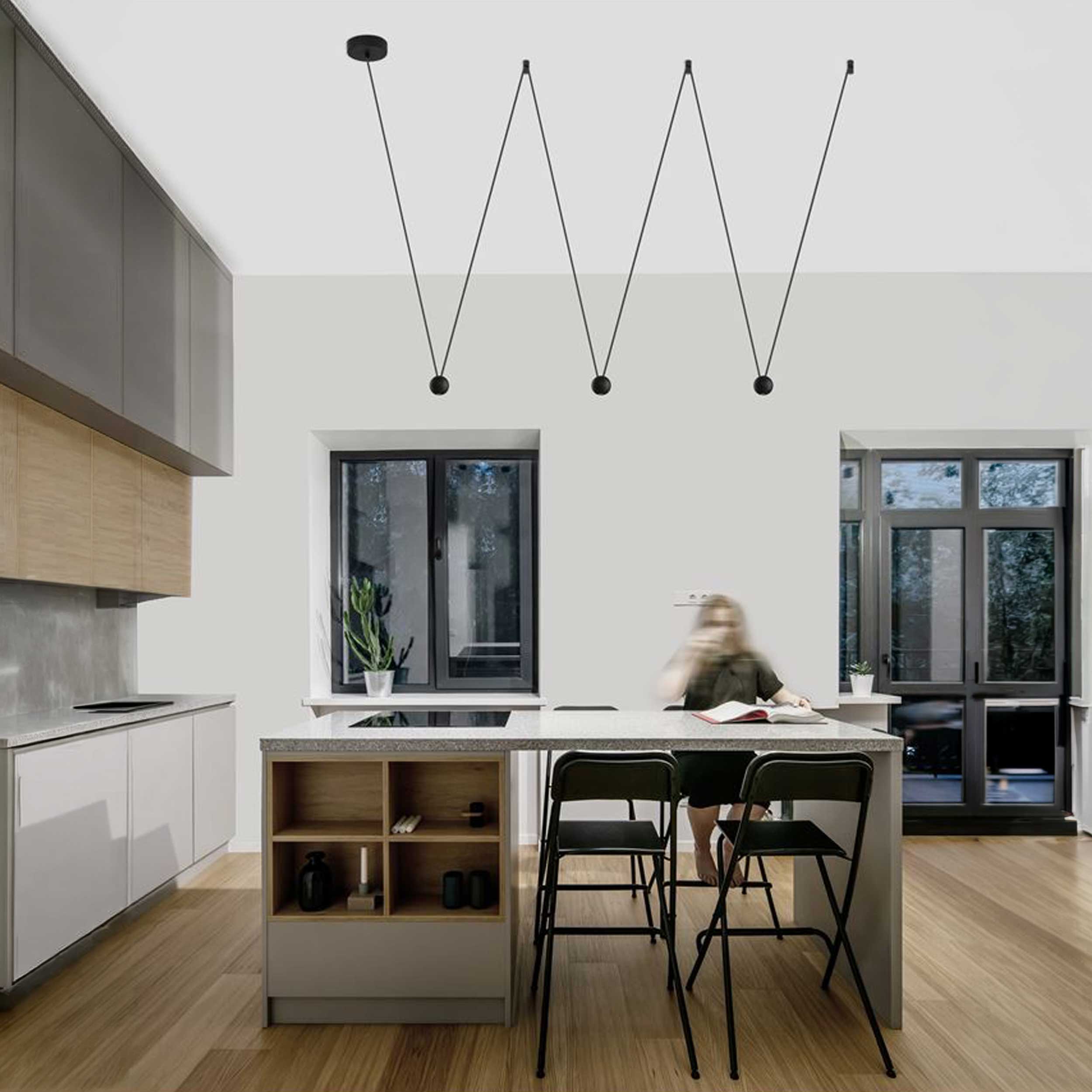 Nova Luce Nocci LED závěsné svítidlo s lankovým vedením