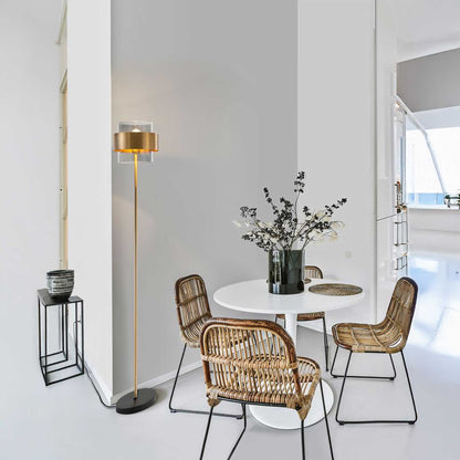 Nova Luce Sianna E27 skleněné stojací svítidlo
