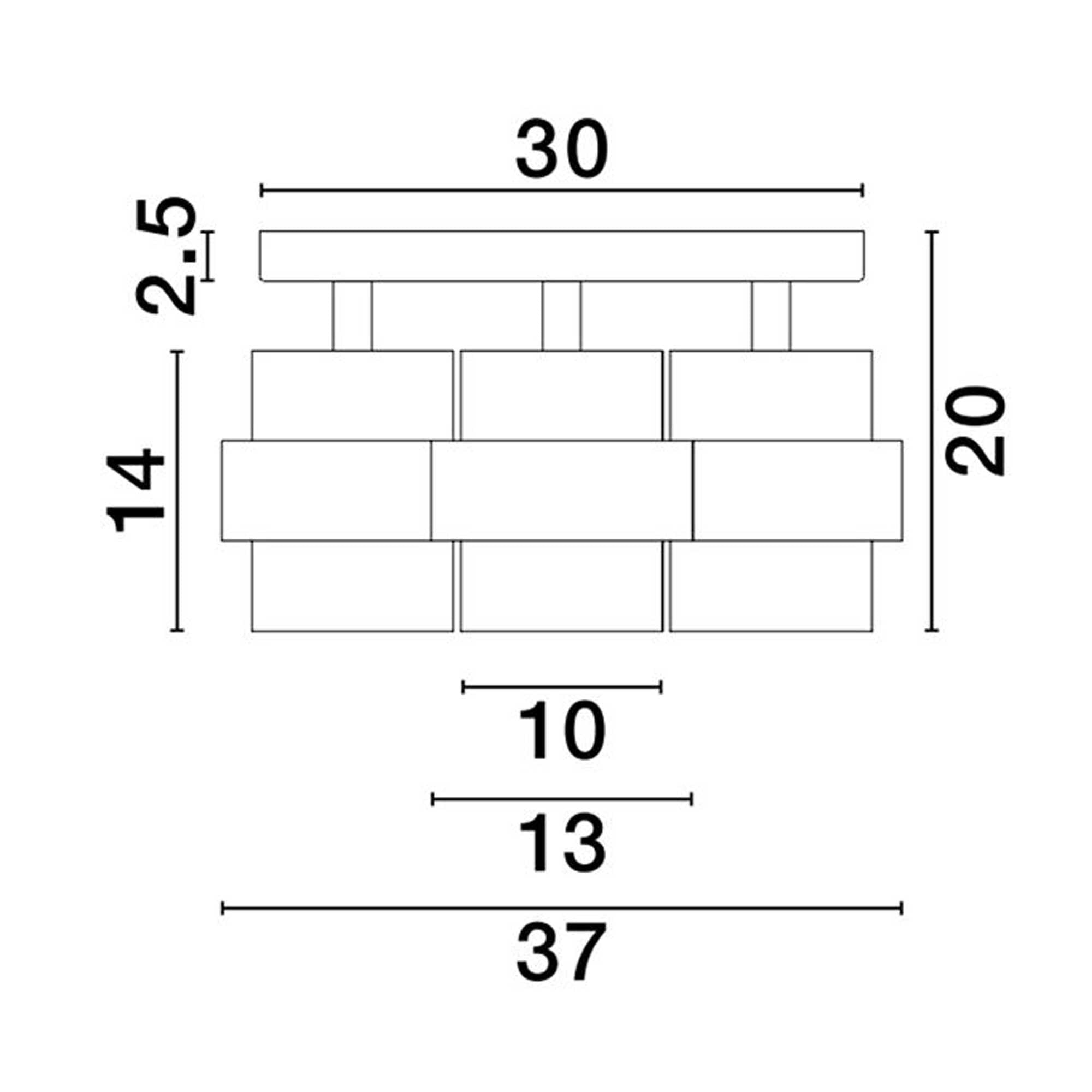 Nova Luce Sianna E27 skleněné stropní kruhové svítidlo