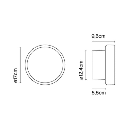Marset Roc Plus LED nástěnné svítidlo