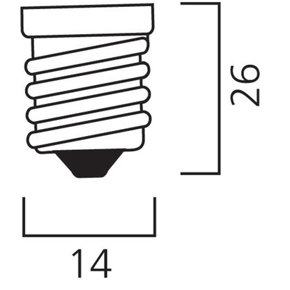 LED Sylvania ToLEDo RT Ball V5 CL DIM 470lm 827 E14 SL