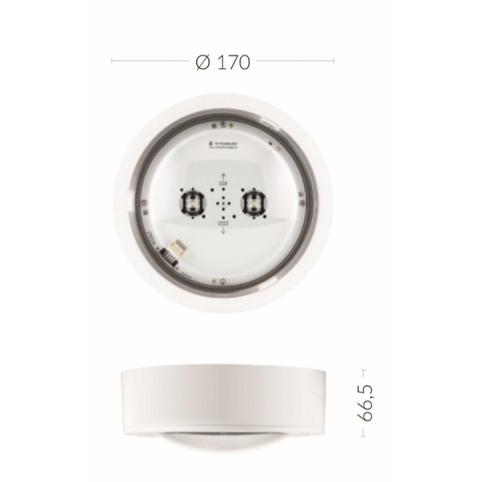 TM.ITECH M1 60 NM W antipanické nouzové osvětlení IP65