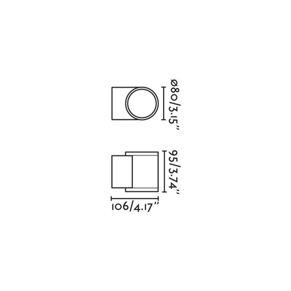 Faro Tond LED nástěnné venkovní svítidlo IP54