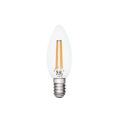 LED žárovka VK Light Candle Filament Clear E14 2700K 5W Stmívatelná