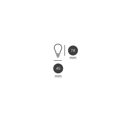 LED žárovka VK Light Mini Globe Filament Clear E14
