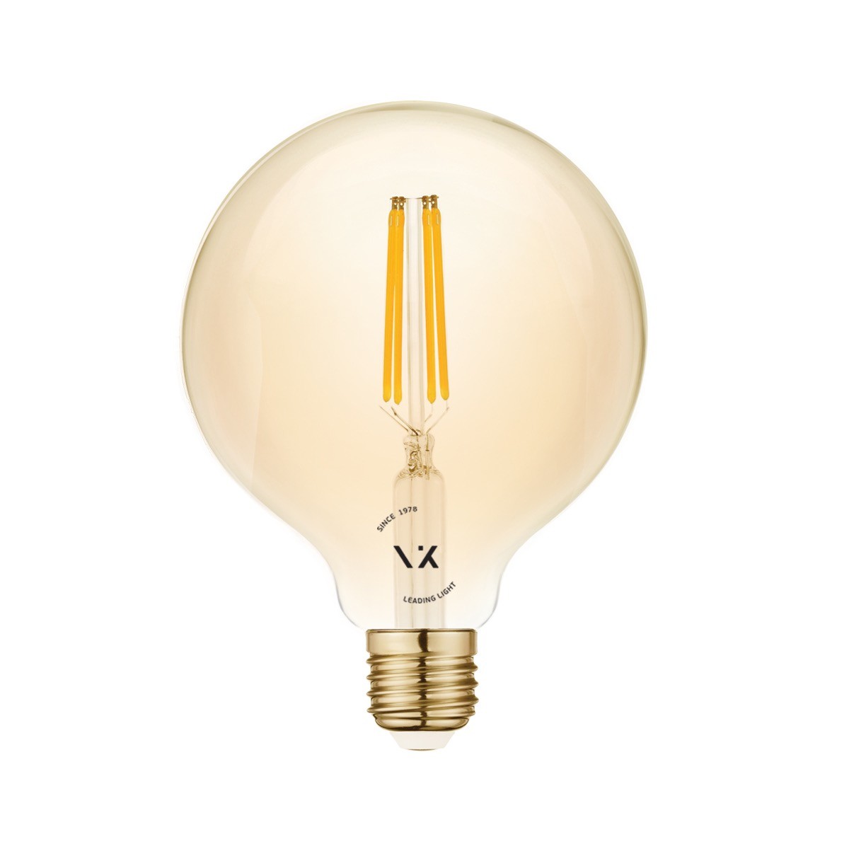 LED žárovka VK Light Globo Filament Amber E27 2200K 7W Stmívatelná