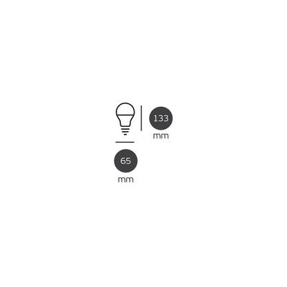 LED žárovka VK Light Classic Plastic E27 ø70 20W