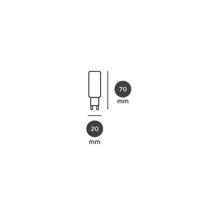 LED žárovka VK Light G9 240V 8W