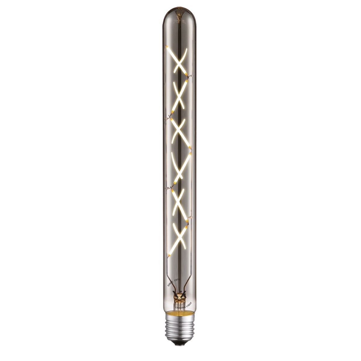 LED žárovka VK Light Spiral Filament Candle E27 2700K 5W Stmívatelná