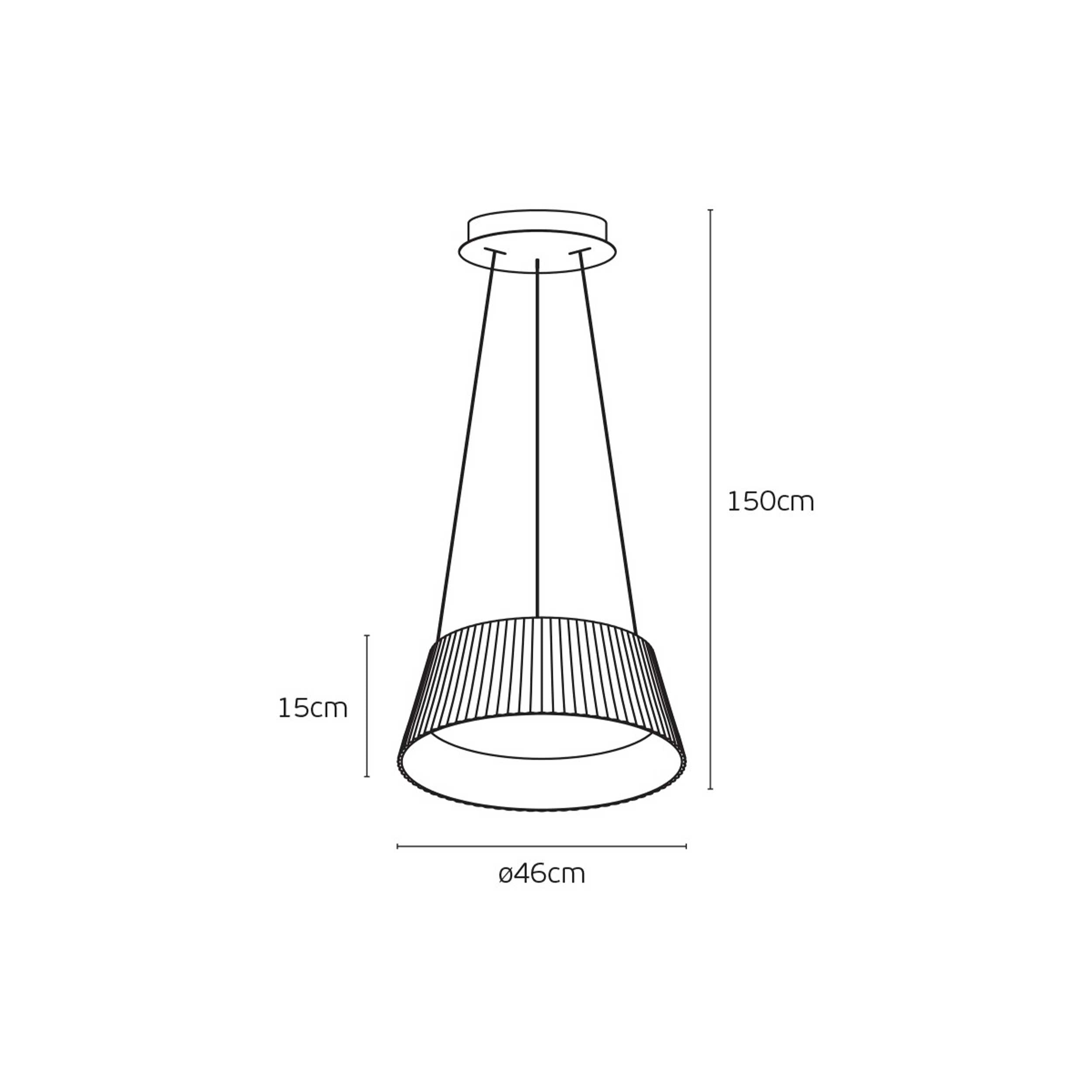 VK Light Aelia Wood LED závěsné svítidlo