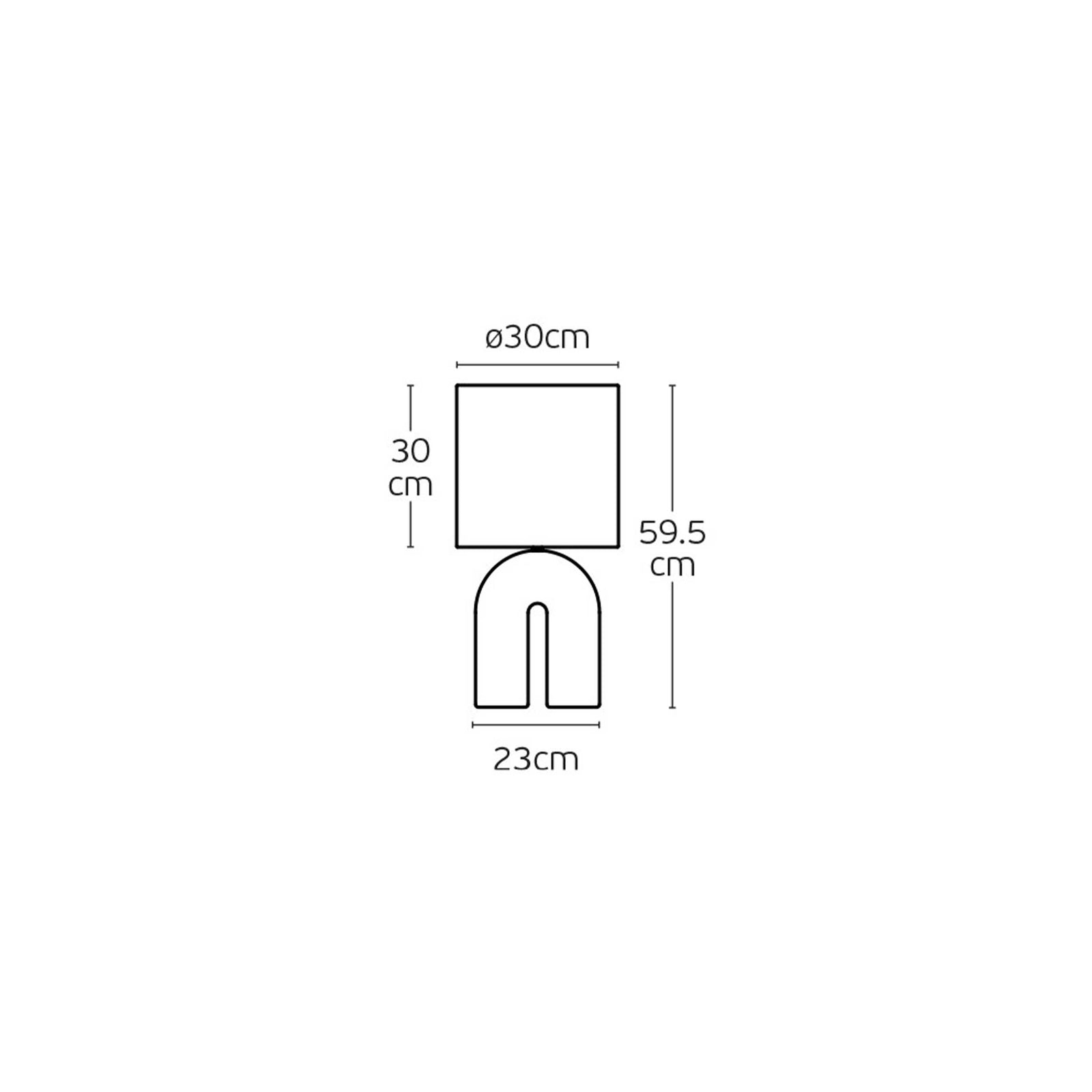 VK Light Arch E27 stolní svítidlo
