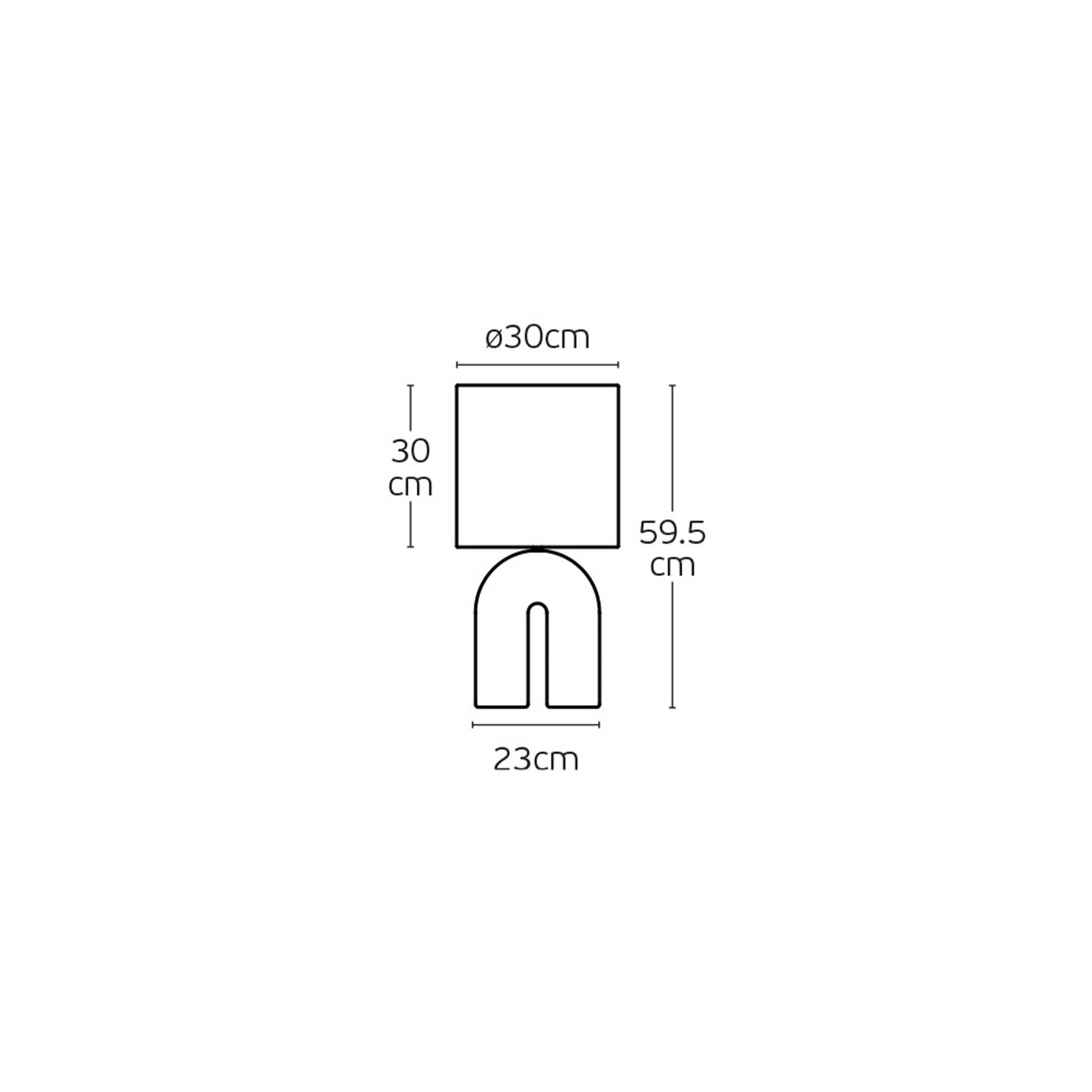 VK Light Arch E27 stolní svítidlo