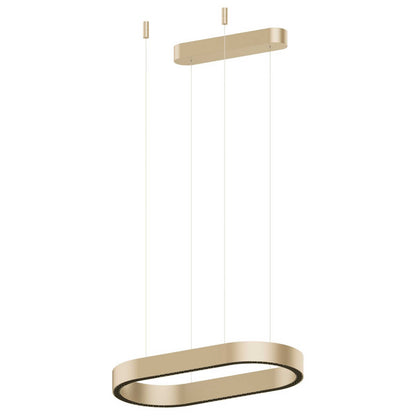VK Light Aria LED závěsné svítidlo oválné