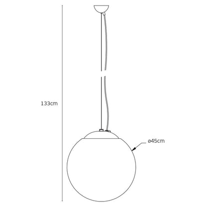 VK Light Bala LED závěsné svítidlo IP54