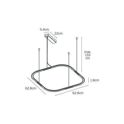 VK Light Core LED závěsné svítidlo