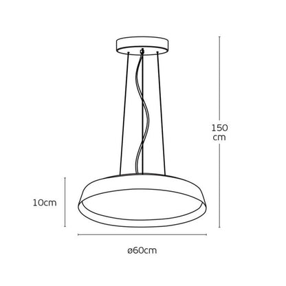 VK Light Eleso LED závěsné svítidlo