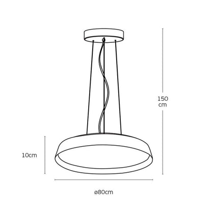 VK Light Eleso LED závěsné svítidlo