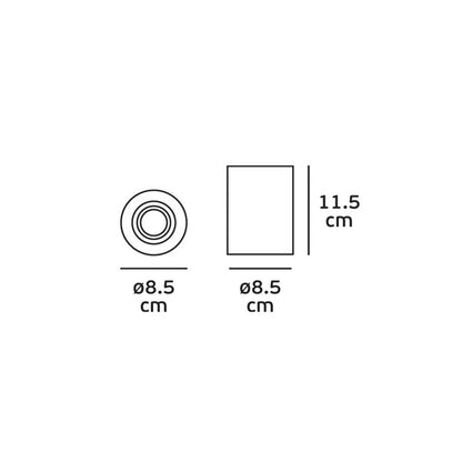 VK Light Keed GU10 bodové nastavitelné svítidlo
