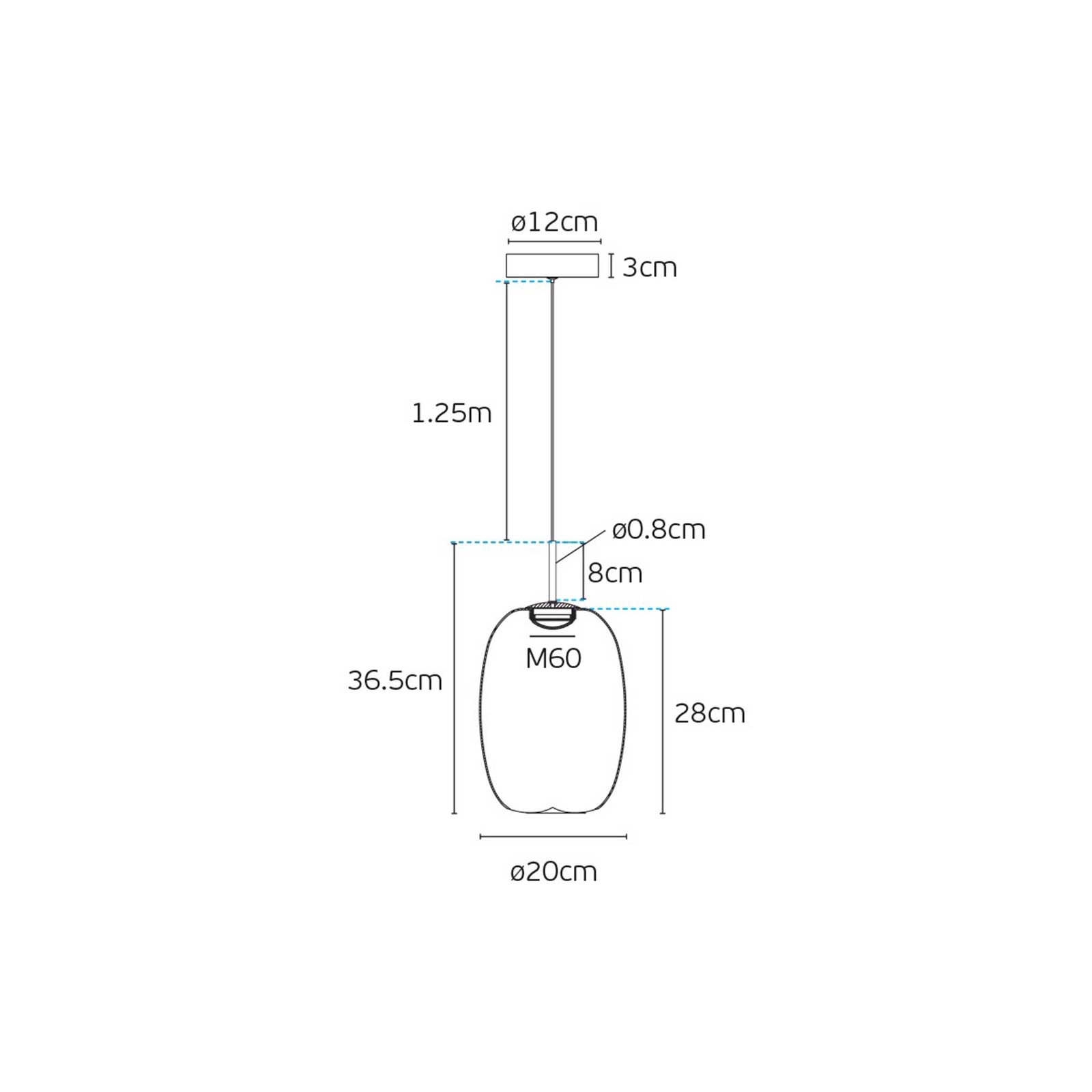 VK Light Iori LED závěsné svítidlo