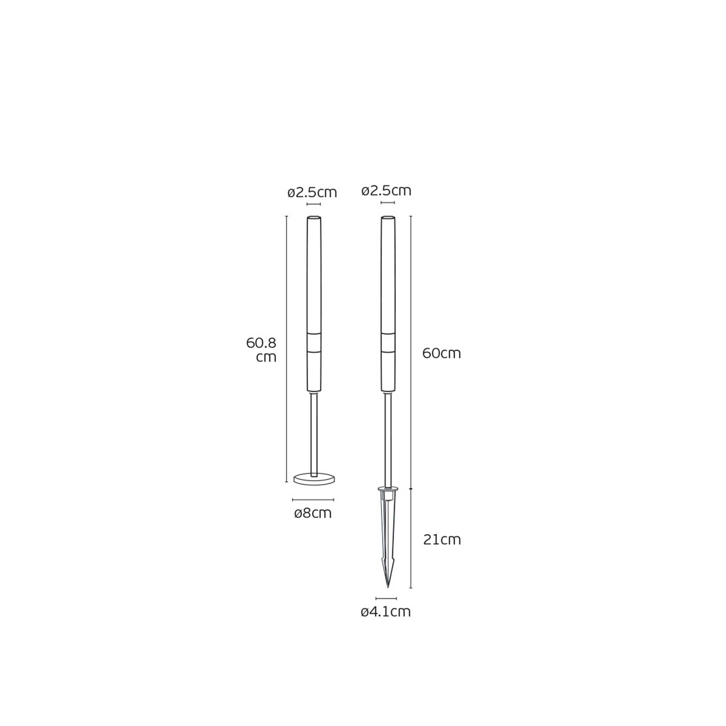 VK Light Mim LED sloupkové svítidlo IP65