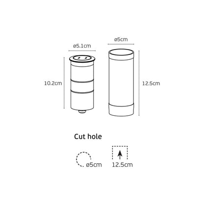 VK Light Moom LED sloupkové svítidlo IP67