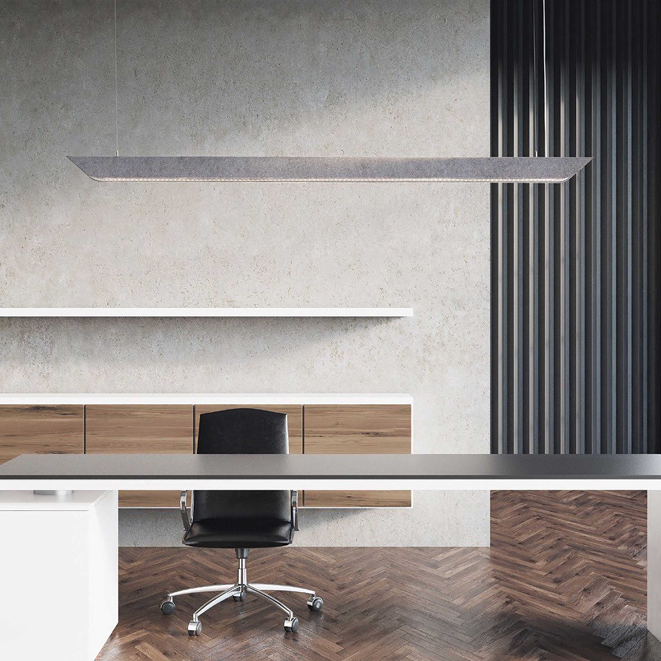 VK Light Mute Slim LED závěsné akustické svítidlo