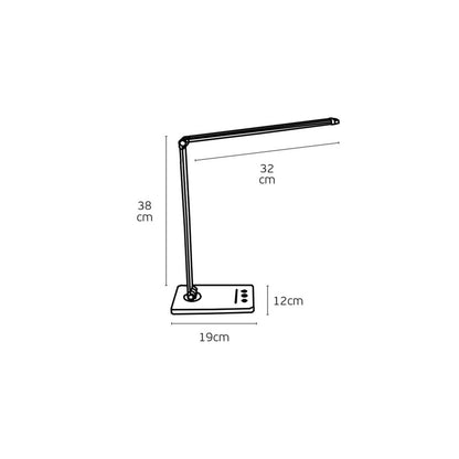VK Light Nia Square LED stolní svítidlo stmívatelné 3CCT