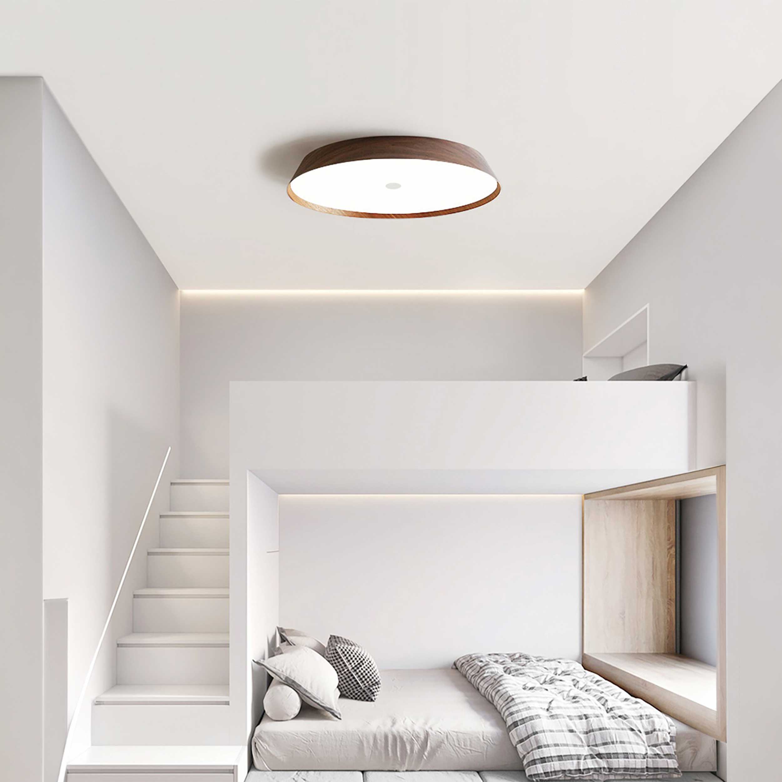 VK Light Woody LED stropní dřevěné svítidlo