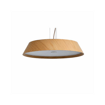 VK Light Woody LED závěsné kulaté dřevěné svítidlo