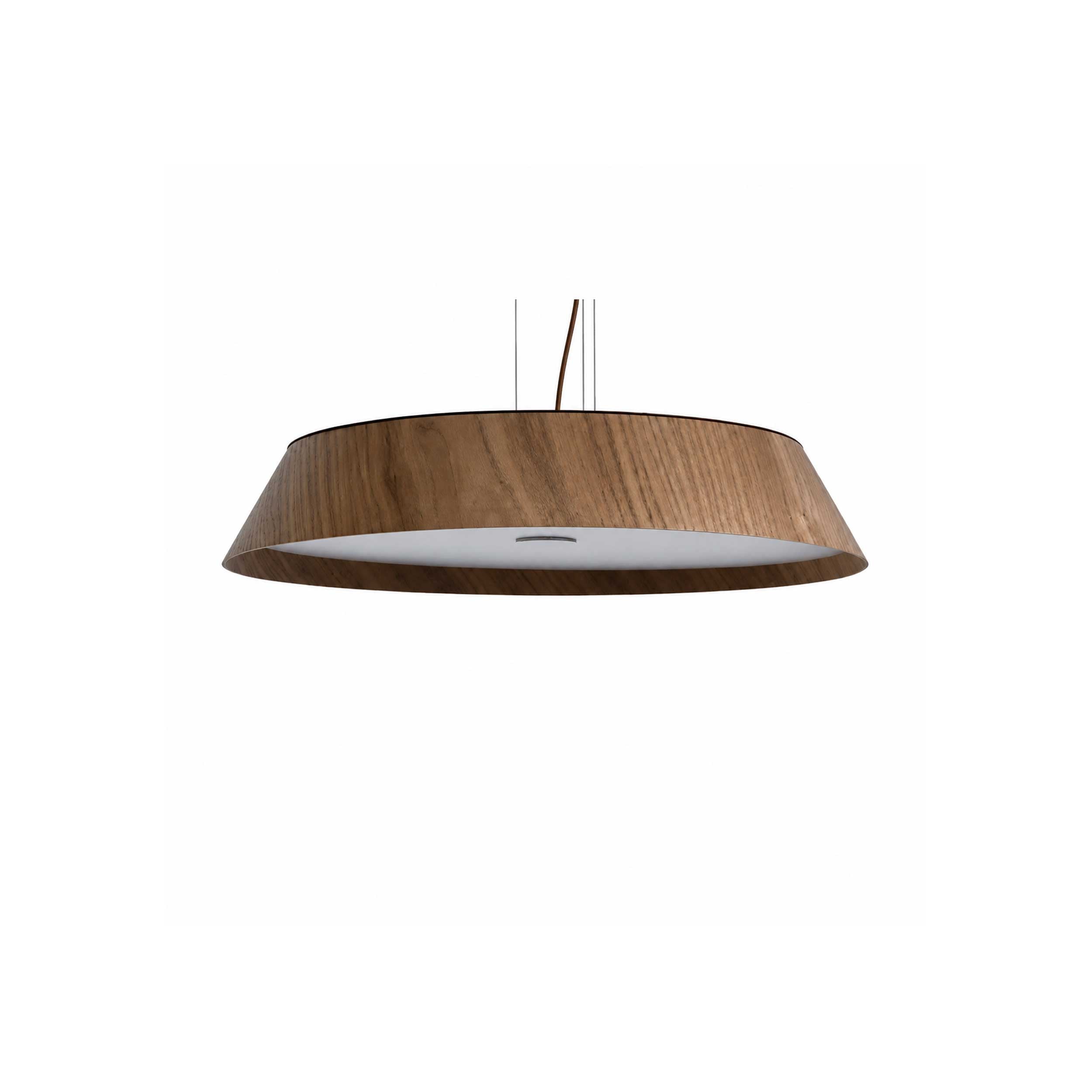 VK Light Woody LED závěsné kulaté dřevěné svítidlo