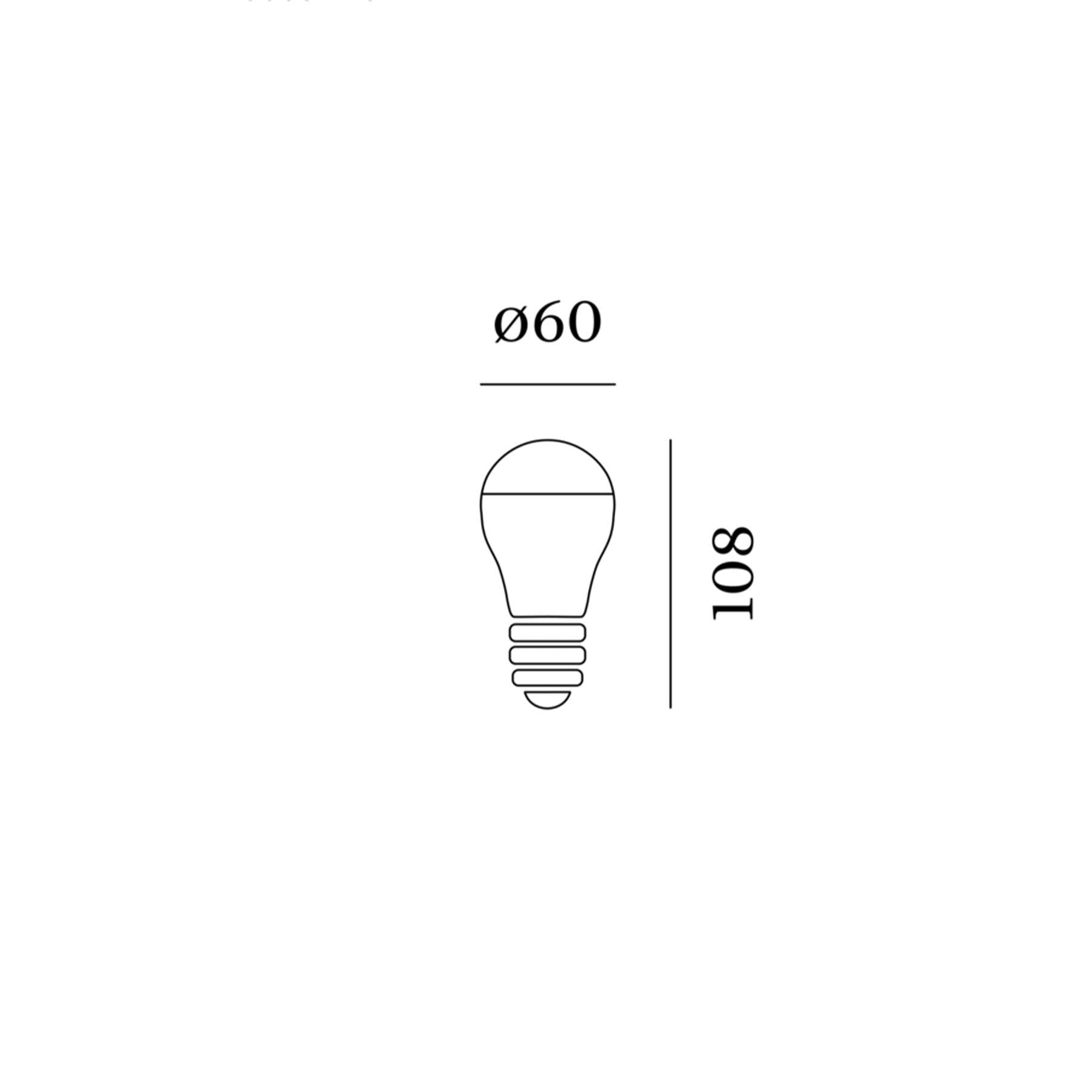 LED A60 E27 2700K 5.5W Gold