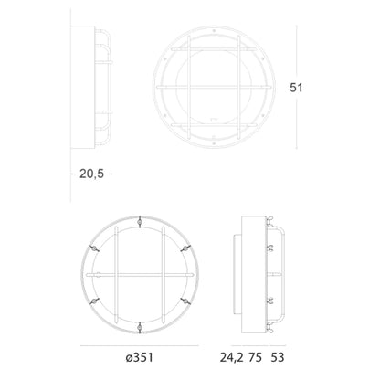 LED svietidlo Zava Cantiere