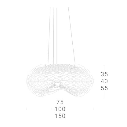 Zava Net Big E27 pendant light
