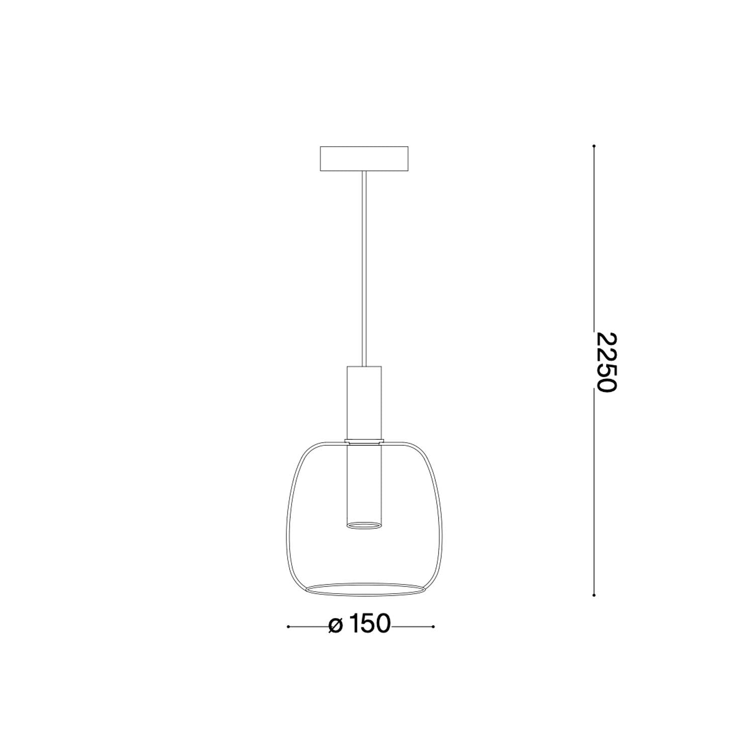 Ideal lux Coco LED závěsné svítidlo