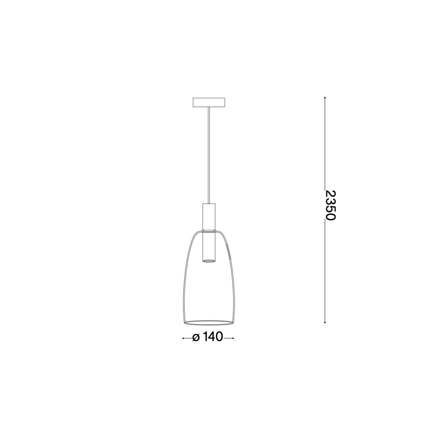 Ideal lux Coco LED závěsné svítidlo