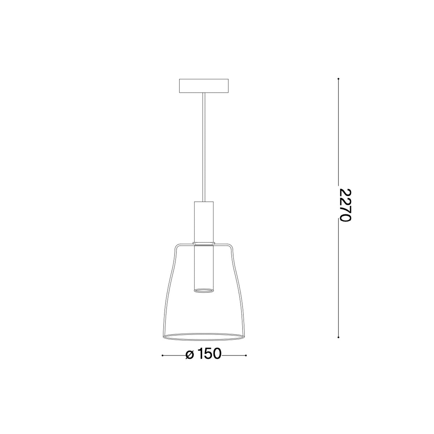 Ideal lux Coco LED závěsné svítidlo