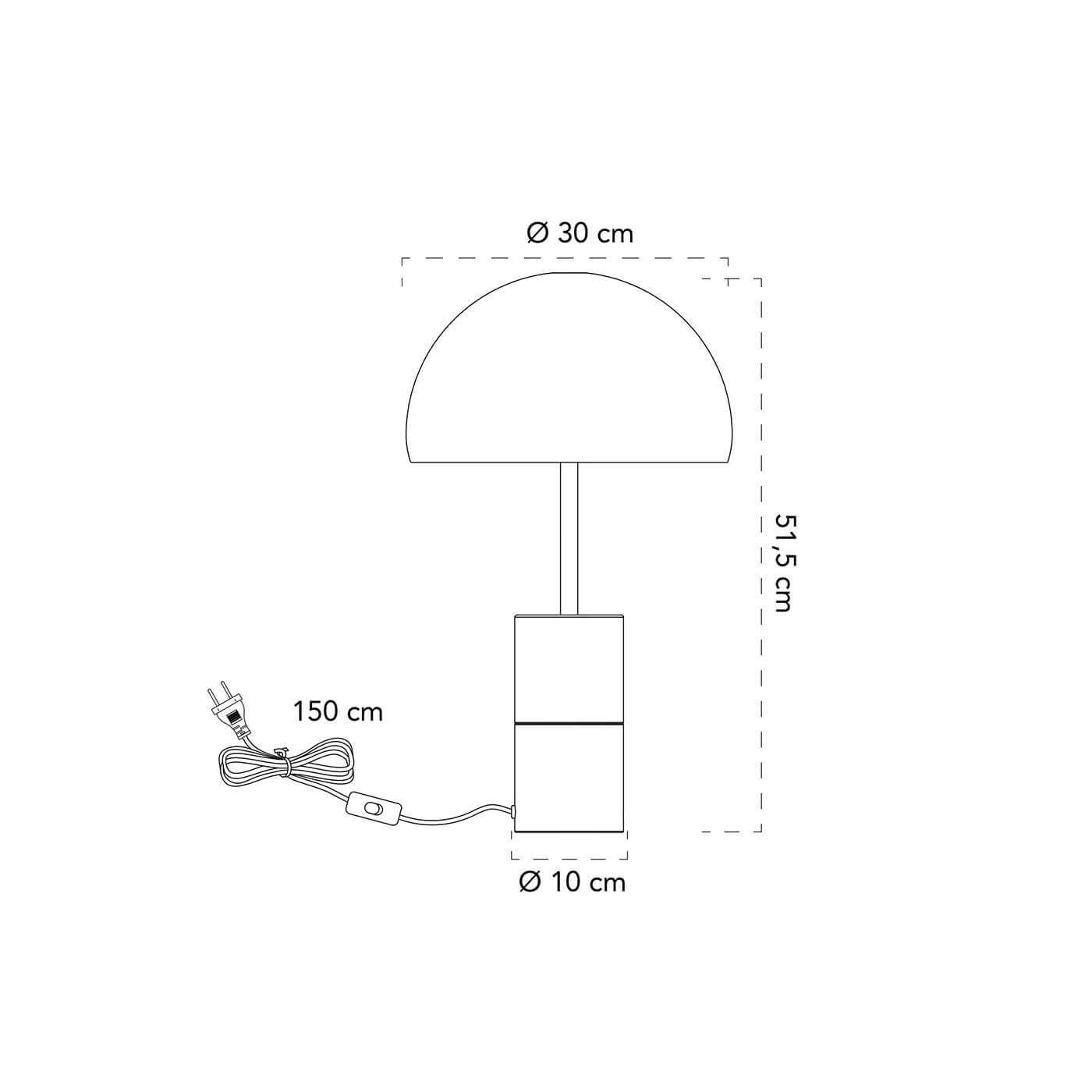 Faneurope Igea E14 stolné svietidlo lampa mramorová