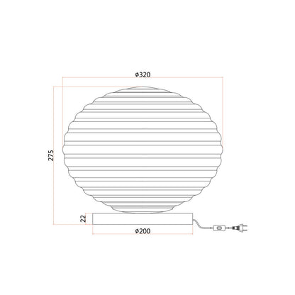 Faneurope Ripple E27 stolné svietidlo lampa