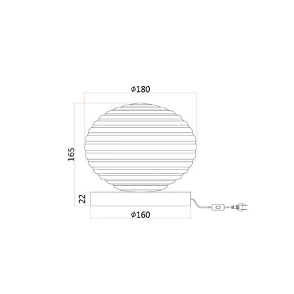 Faneurope Ripple E27 stolné svietidlo lampa